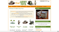 Desktop Screenshot of kidsarmytoys.com